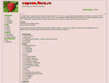 Tablet Screenshot of capsun.flora.ro